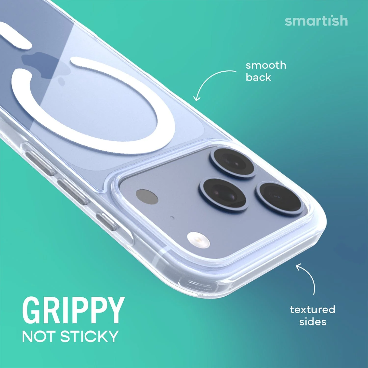 Gripmunk Clear with MagSafe® - Slim Case for iPhone 17 Pro - Image 6