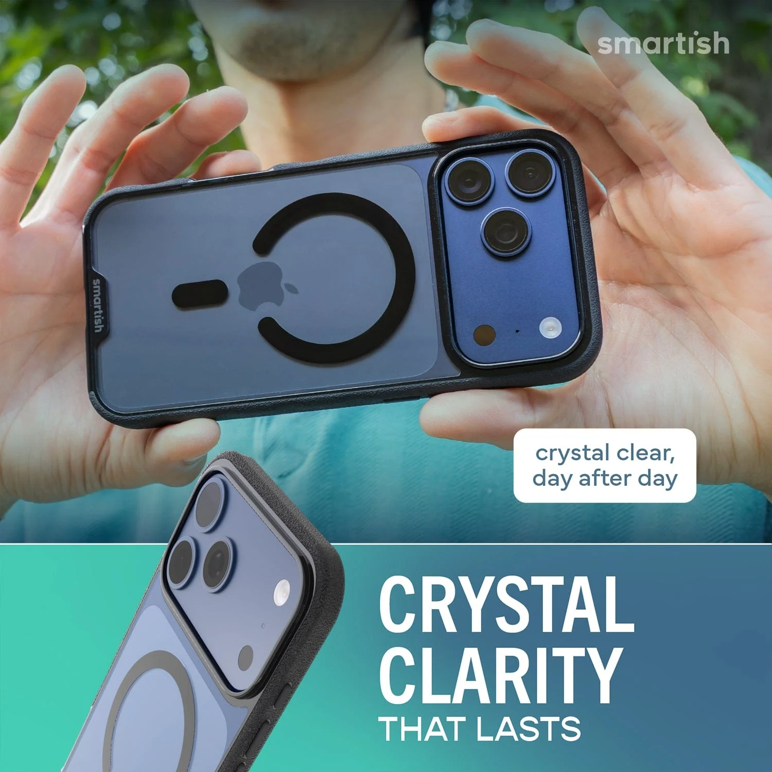Gripmunk Clear with MagSafe® - Slim Case for iPhone 17 Pro Max - Image 10