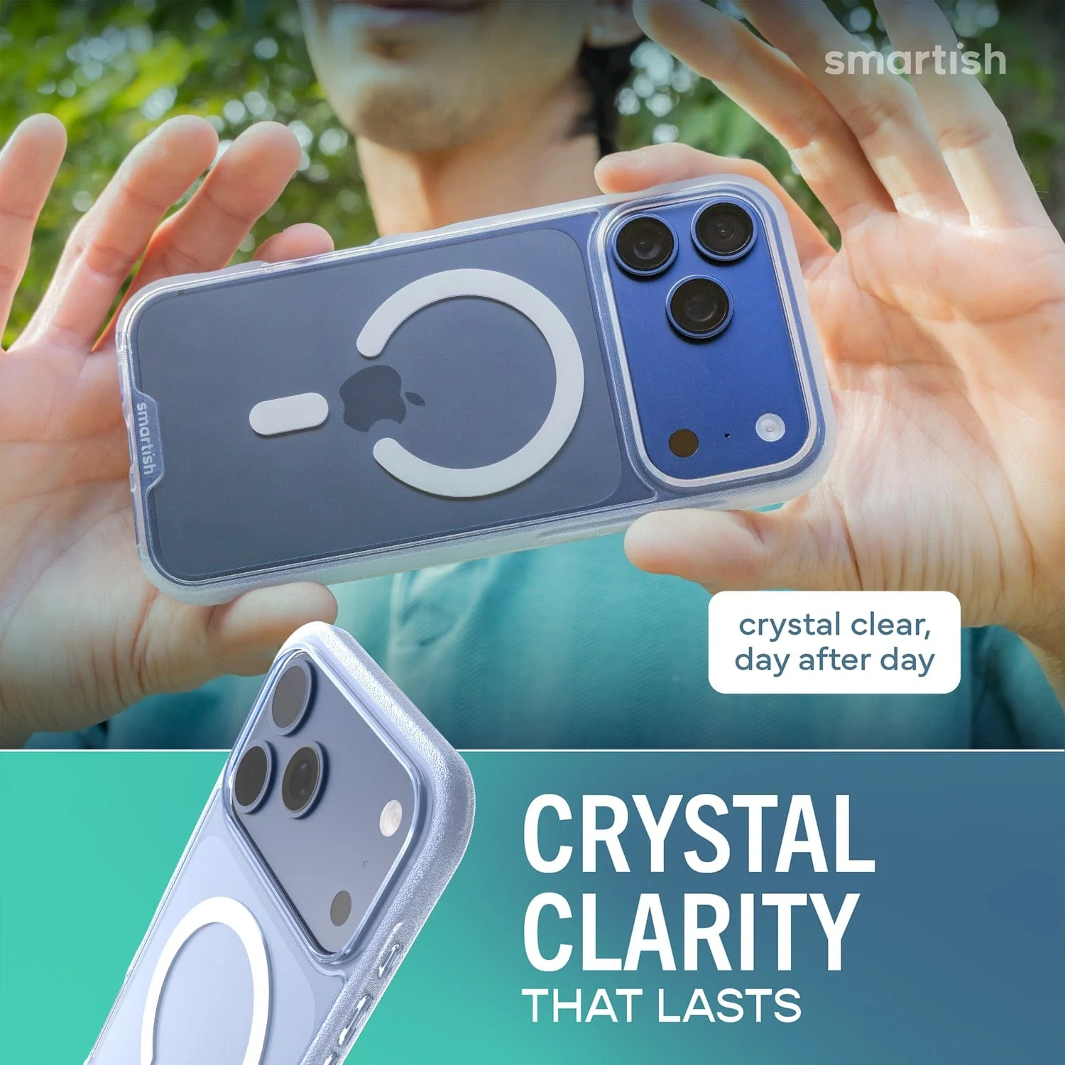 Gripmunk Clear with MagSafe® - Slim Case for iPhone 17 Pro Max - Image 4