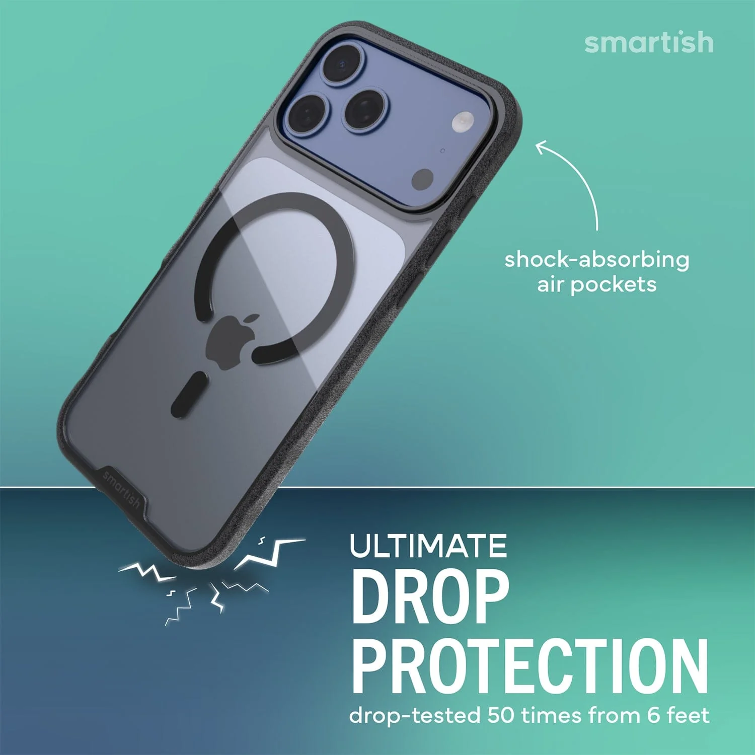 Gripmunk Clear with MagSafe® - Slim Case for iPhone 17 Pro Max - Image 8