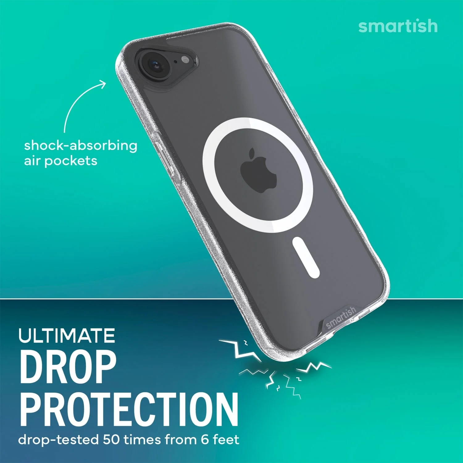 Gripmunk Clear with MagSafe® - Slim Case for iPhone 17e - Image 2