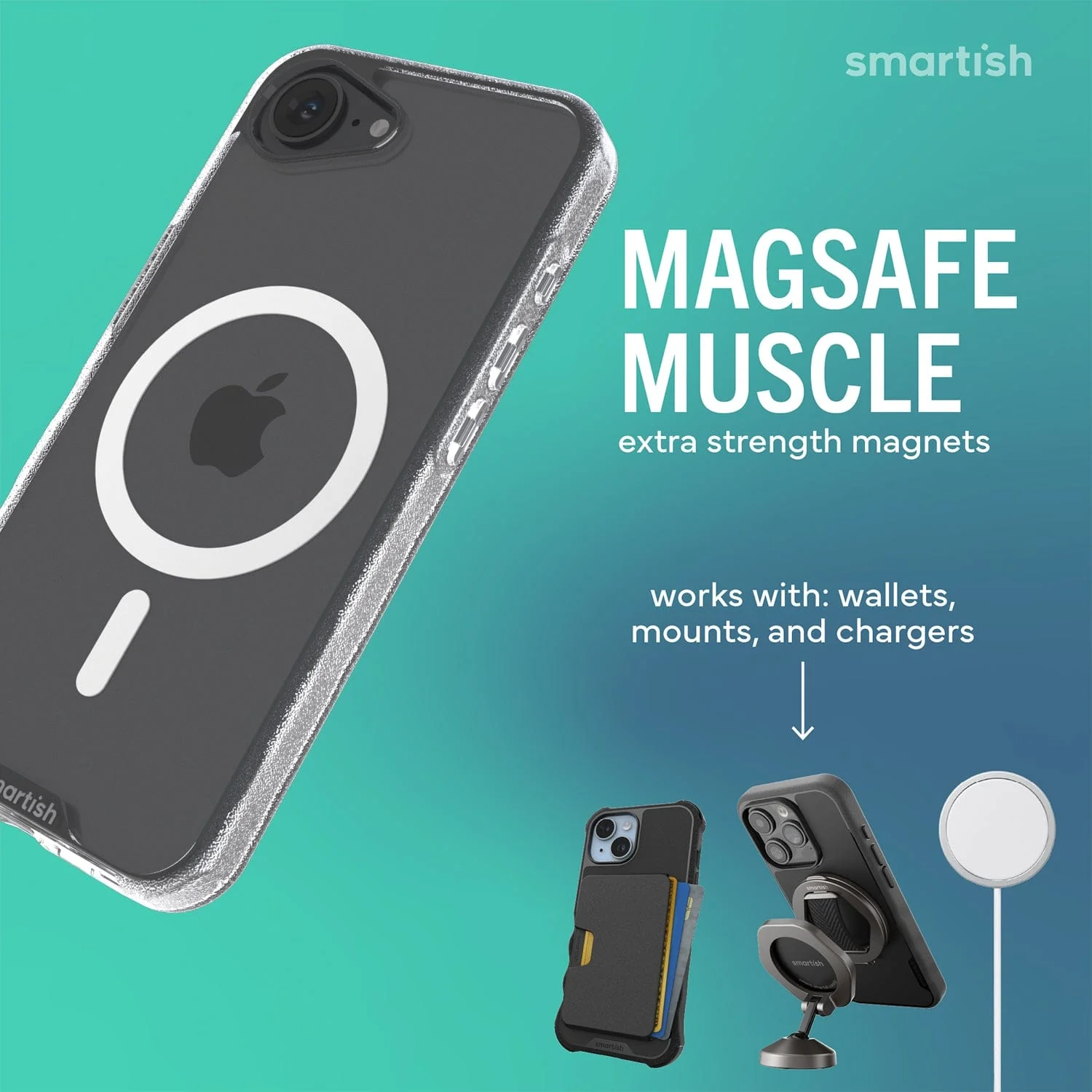 Gripmunk Clear with MagSafe® - Slim Case for iPhone 17e - Image 3