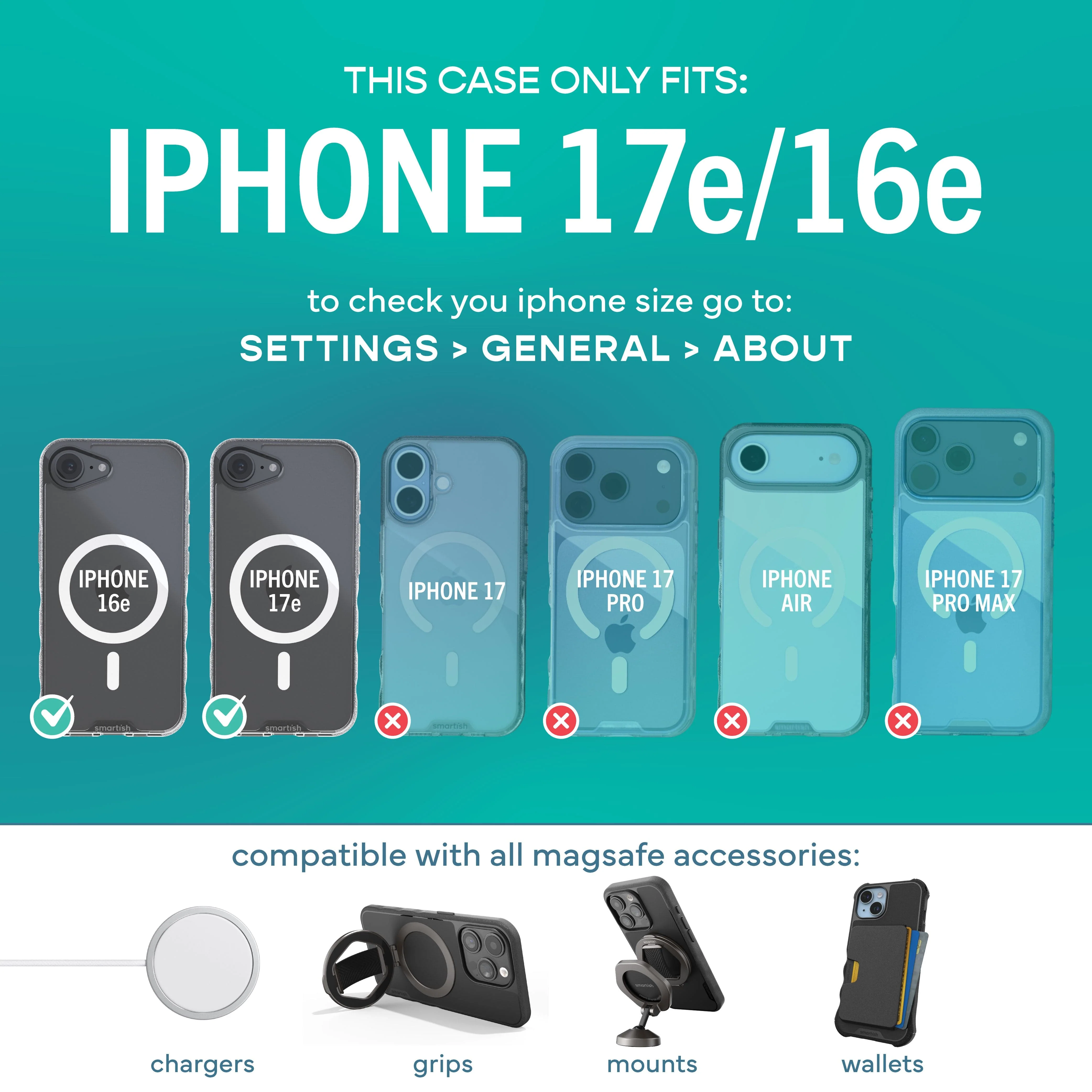 Gripmunk Clear with MagSafe® - Slim Case for iPhone 17e - Image 7