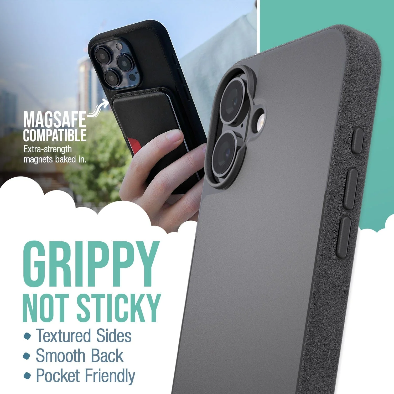 Gripmunk with MagSafe® - Slim Case for iPhone 16 Plus - Image 4
