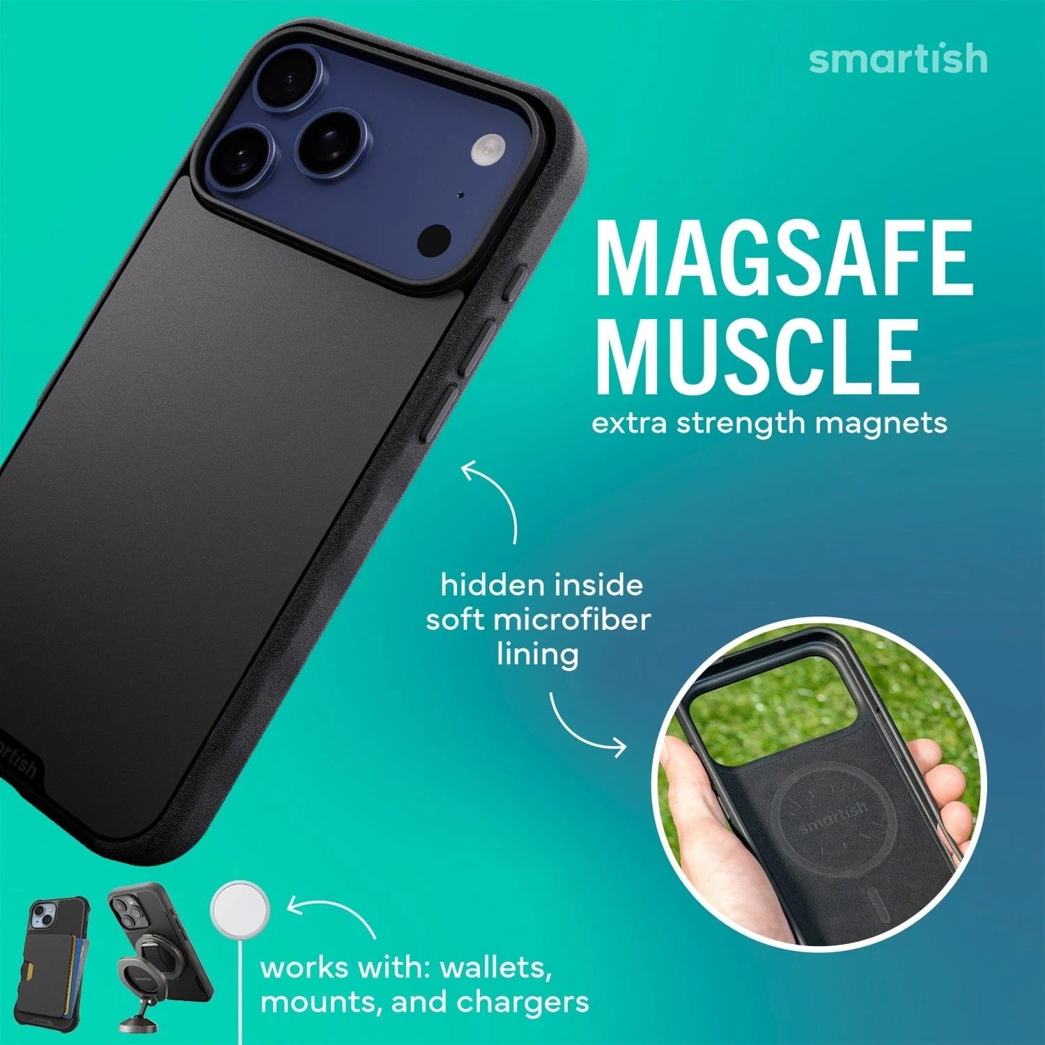 Gripmunk with MagSafe® - Slim Case for iPhone 17 Pro Max - Image 5