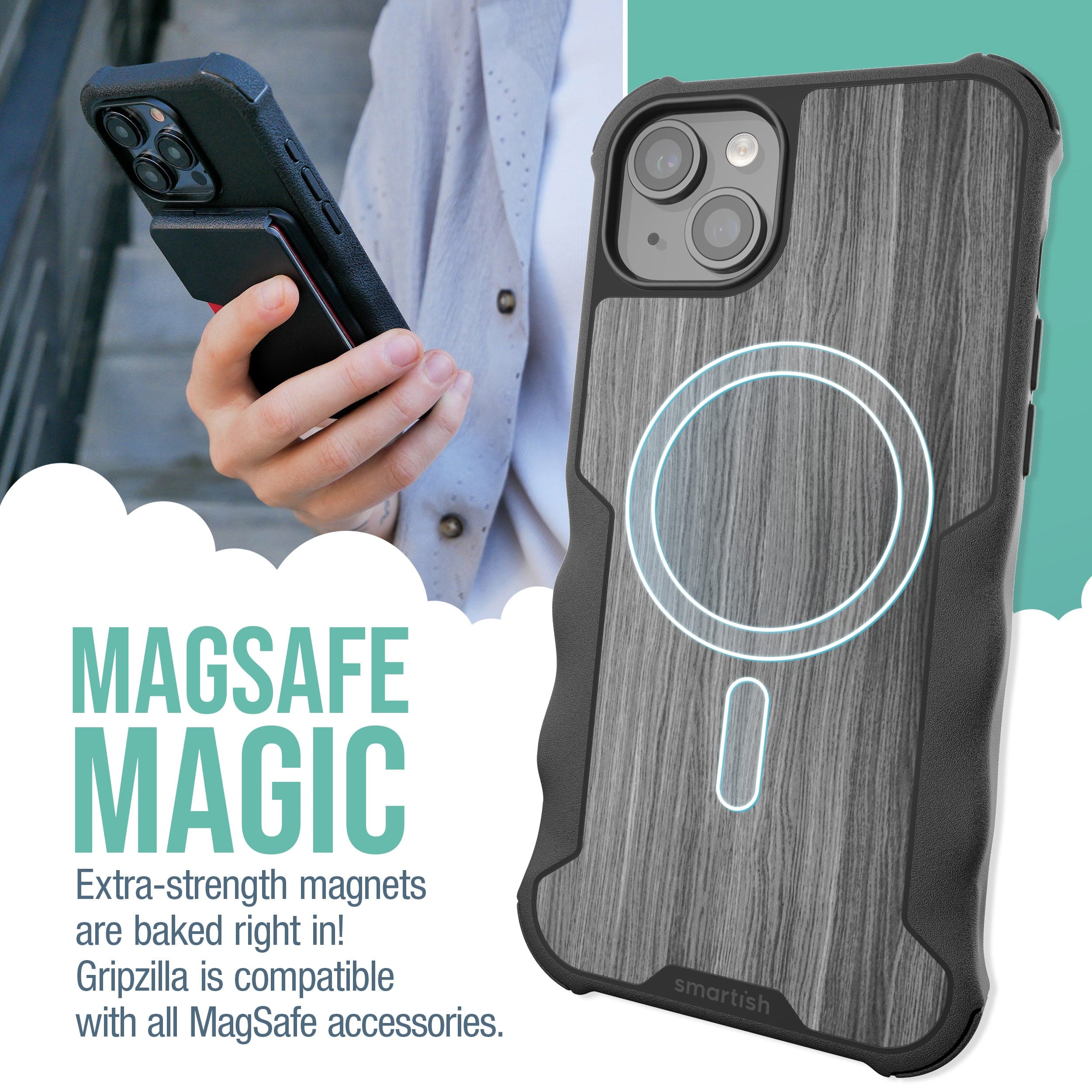 Gripzilla with MagSafe® - Armor Case for iPhone 15 Plus - Image 5