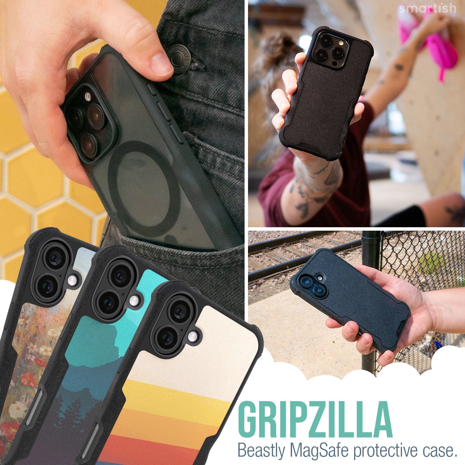 Gripzilla with MagSafe® - Armor Case for iPhone 16 Plus - Image 21