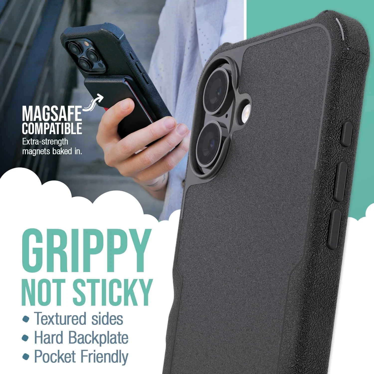 Gripzilla with MagSafe® - Armor Case for iPhone 16 Plus - Image 6