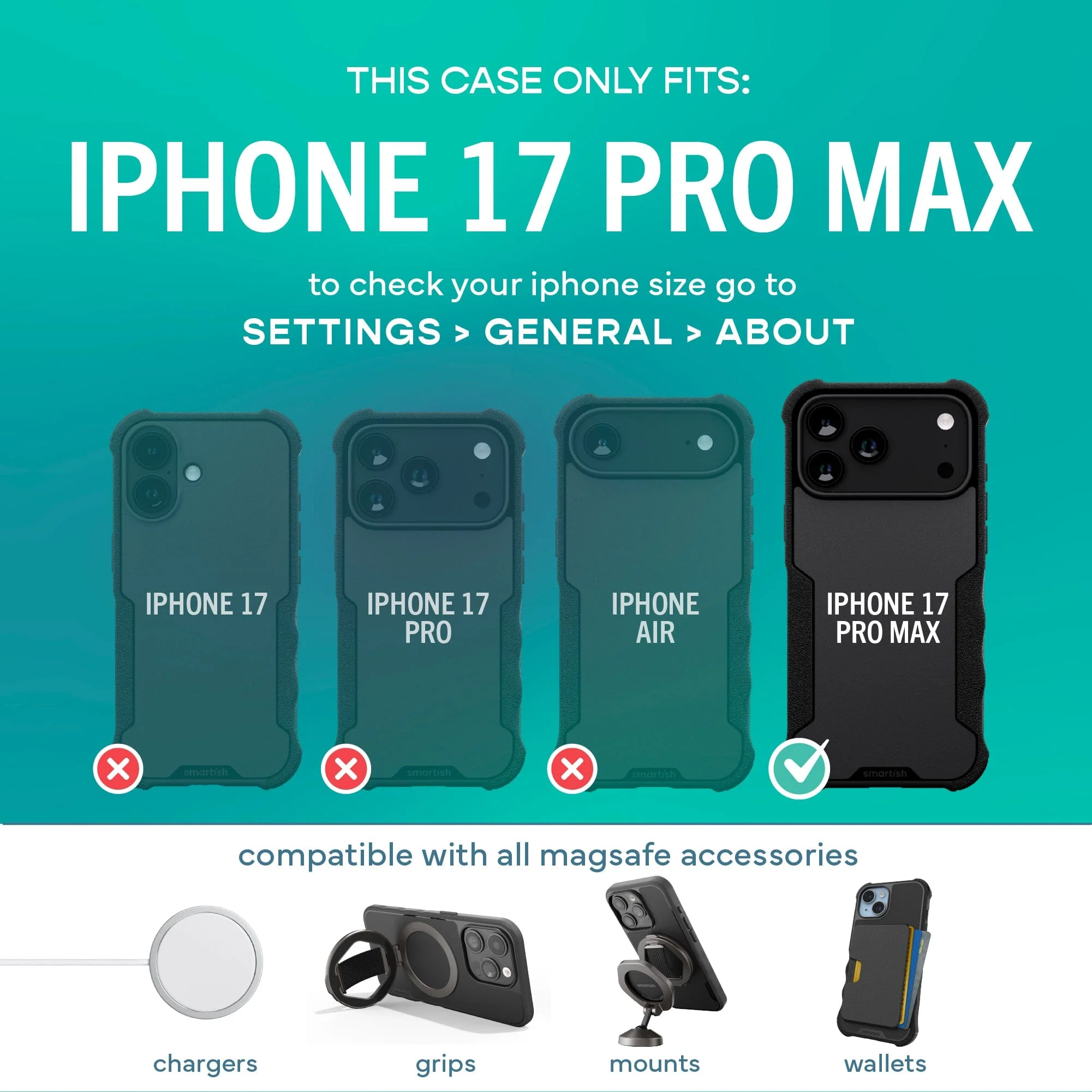 Gripzilla with MagSafe® - Armor Case for iPhone 17 Pro Max - Image 5