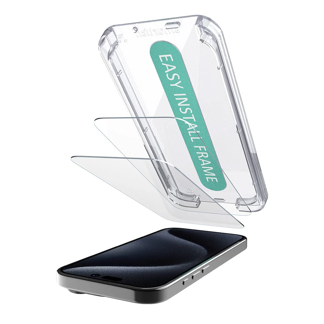 Tuff Sheet + Camera Lens Protectors - Tempered Glass Screen Protector (2-Pack) for iPhone 16 Pro - Image 2