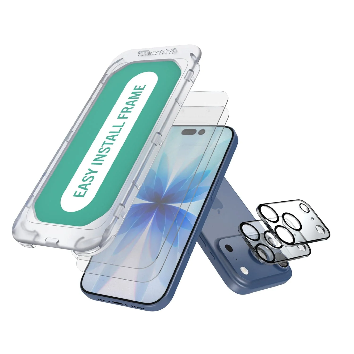 Tuff Sheet + Camera Lens Protectors - Tempered Glass Screen Protector (2-Pack) for iPhone 17 Pro - Image 17