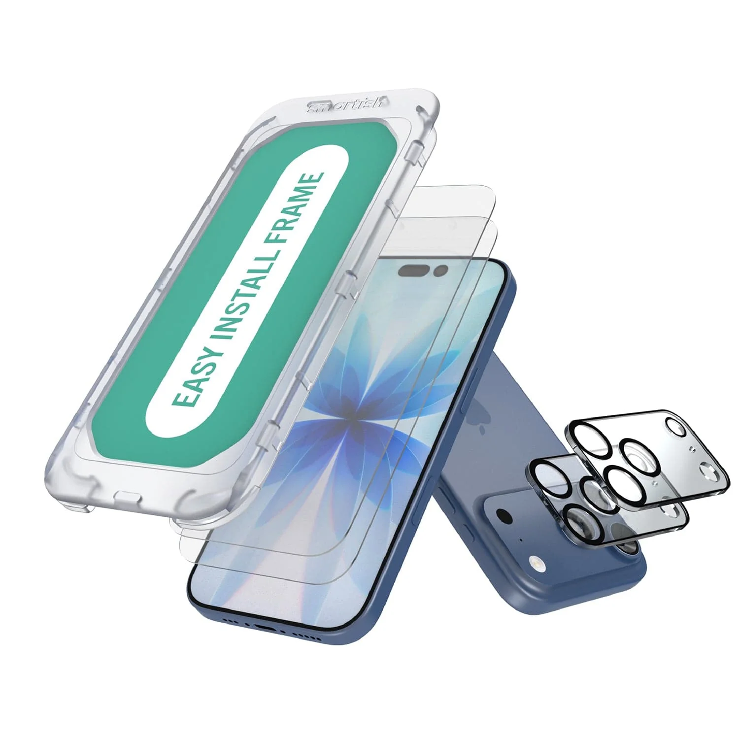 Tuff Sheet + Camera Lens Protectors - Tempered Glass Screen Protector (2-Pack) for iPhone 17 Pro Max - Image 17