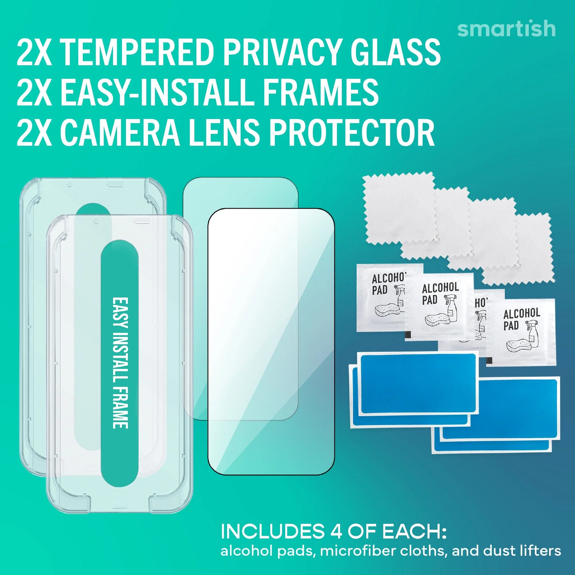 Tuff Sheet + Camera Lens Protectors - Tempered Glass Screen Protector (2-Pack) for iPhone Air - Image 14