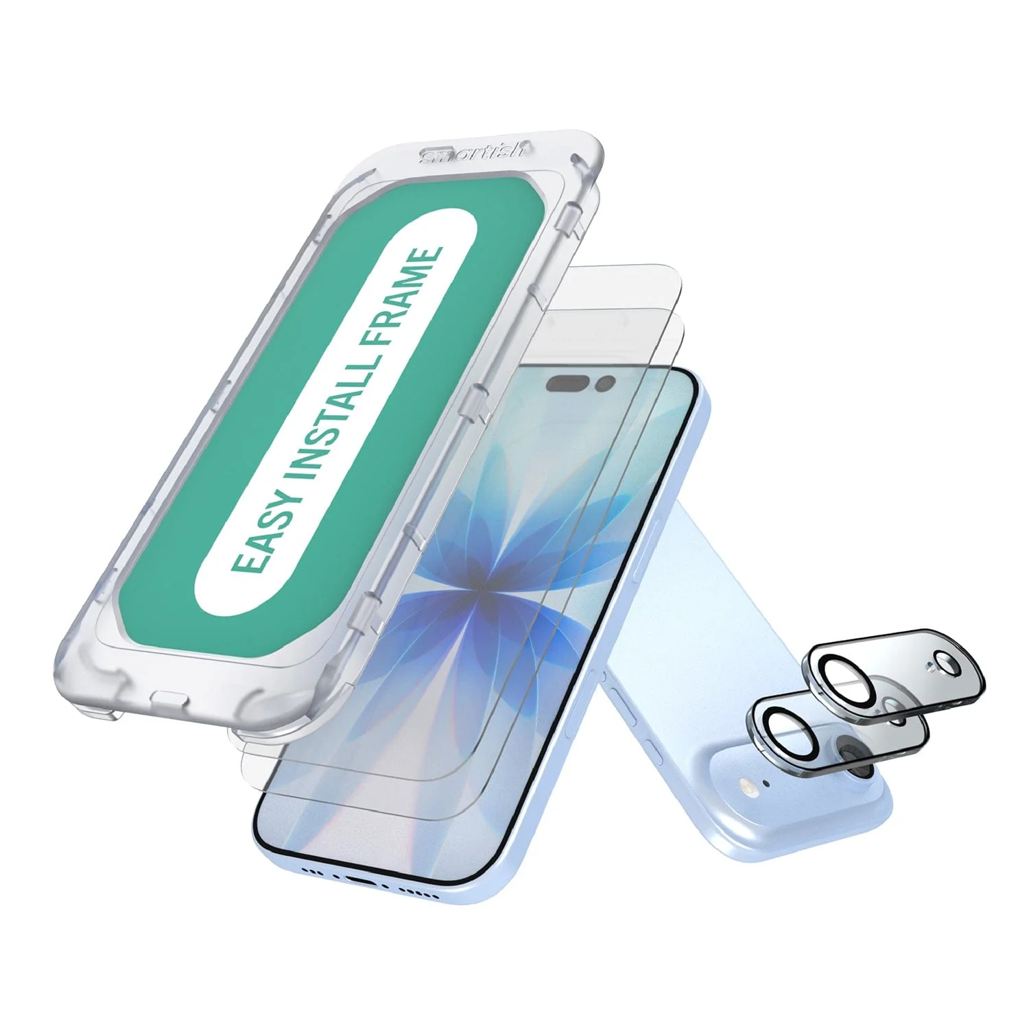 Tuff Sheet + Camera Lens Protectors - Tempered Glass Screen Protector (2-Pack) for iPhone Air - Image 17