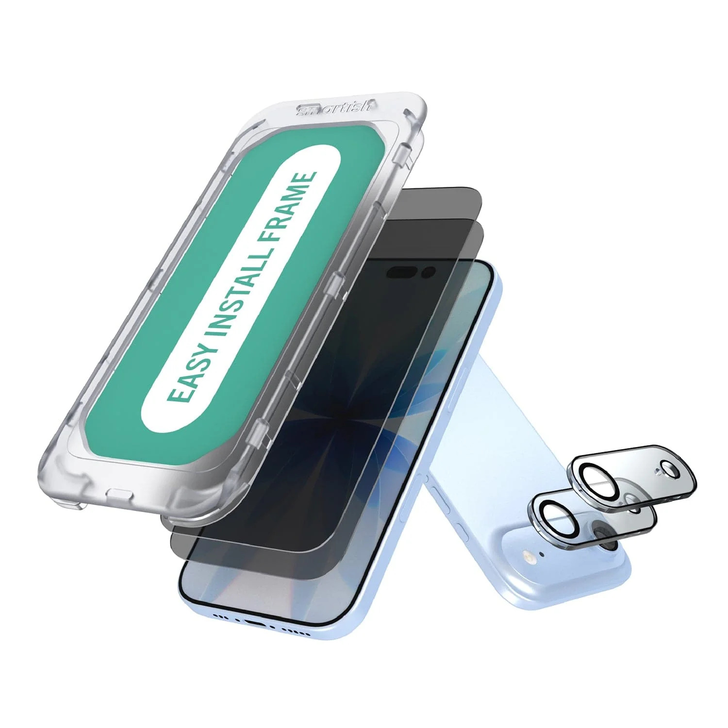 Tuff Sheet + Camera Lens Protectors - Tempered Glass Screen Protector (2-Pack) for iPhone Air - Image 18