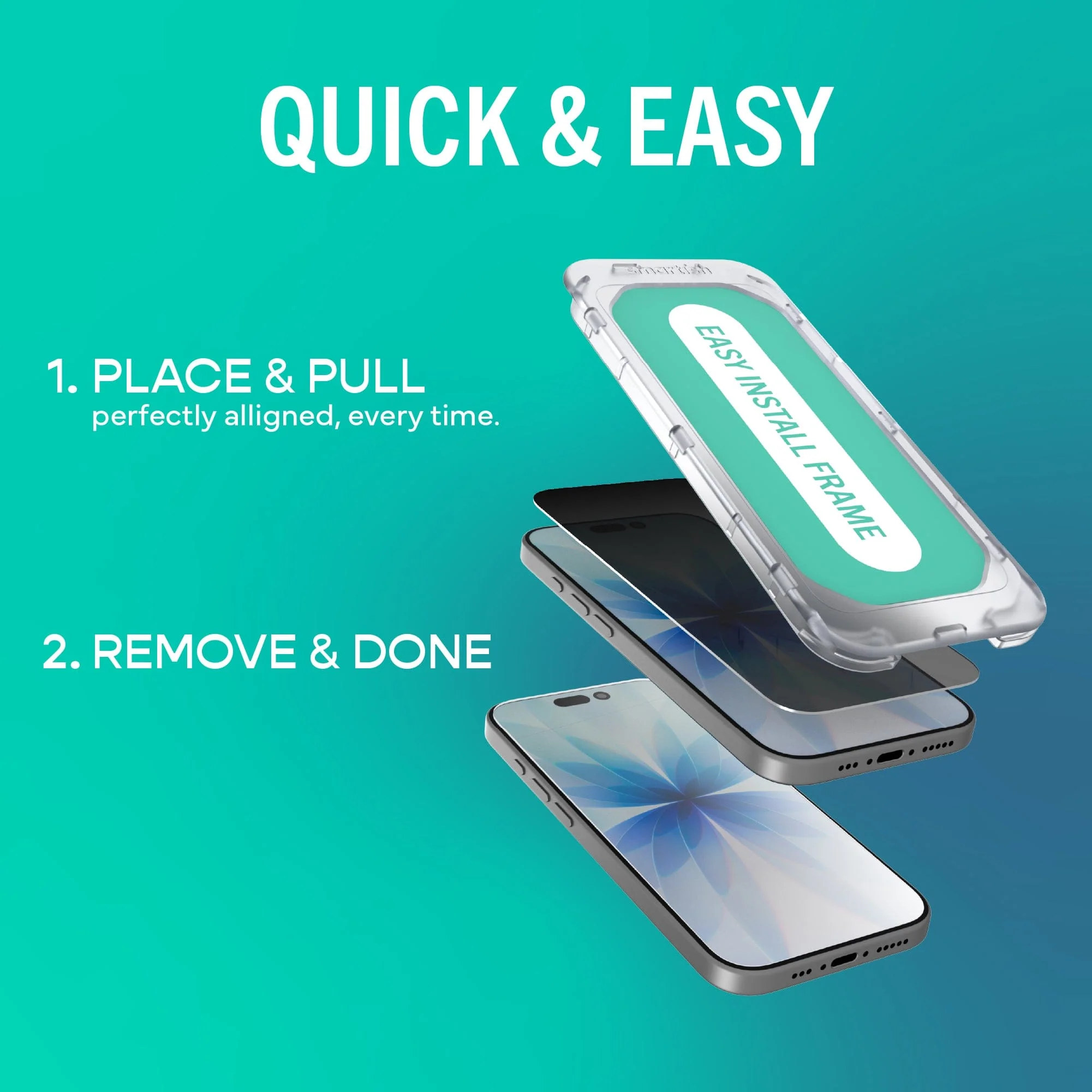 Tuff Sheet - Tempered Glass Screen Protector (2-Pack) for iPhone Air - Image 10