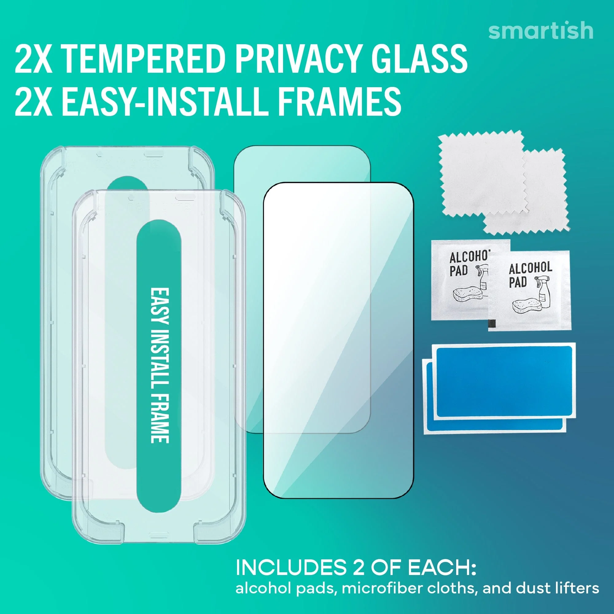 Tuff Sheet - Tempered Glass Screen Protector (2-Pack) for iPhone Air - Image 14