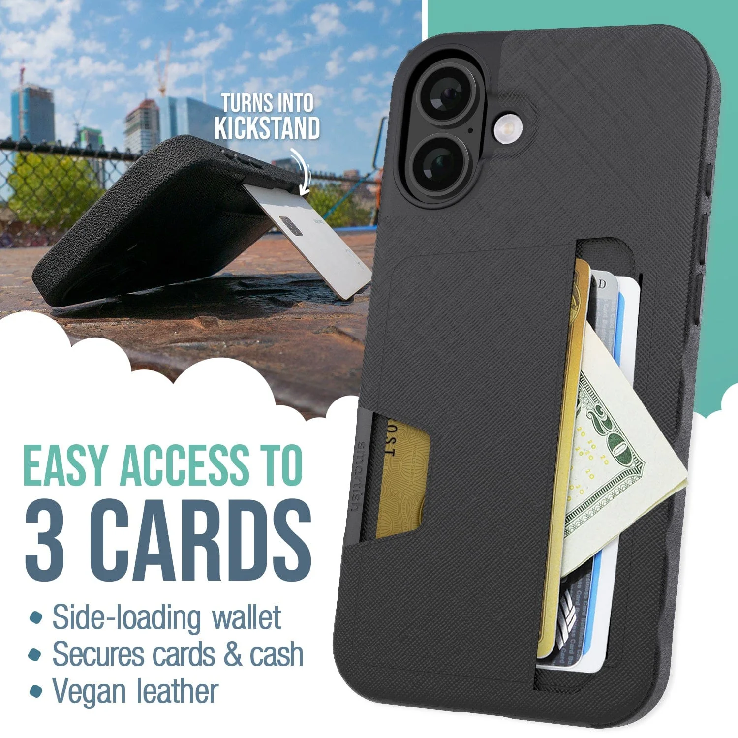 Wallet Slayer Vol. 2 - Card Case for iPhone 16 Plus - Image 5