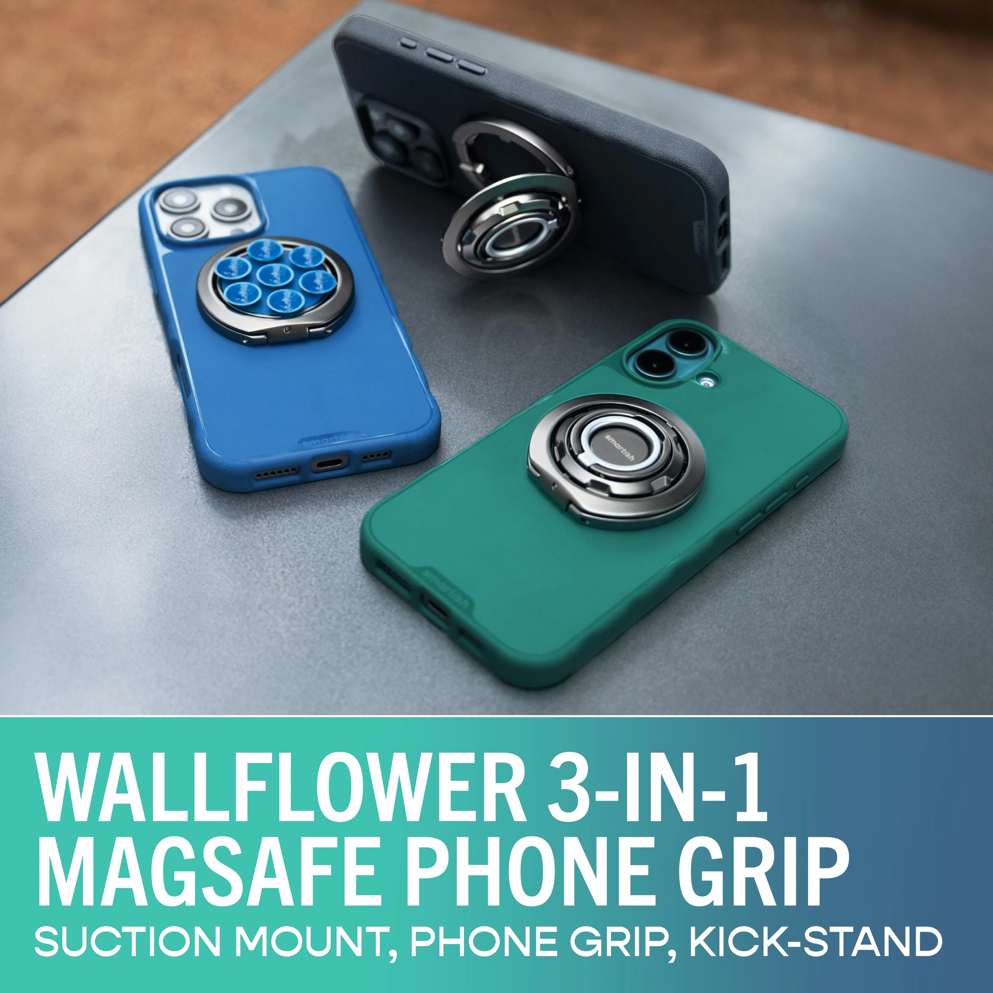 Wallflower MagSafe Suction Mount & Phone Grip Stand - Image 32